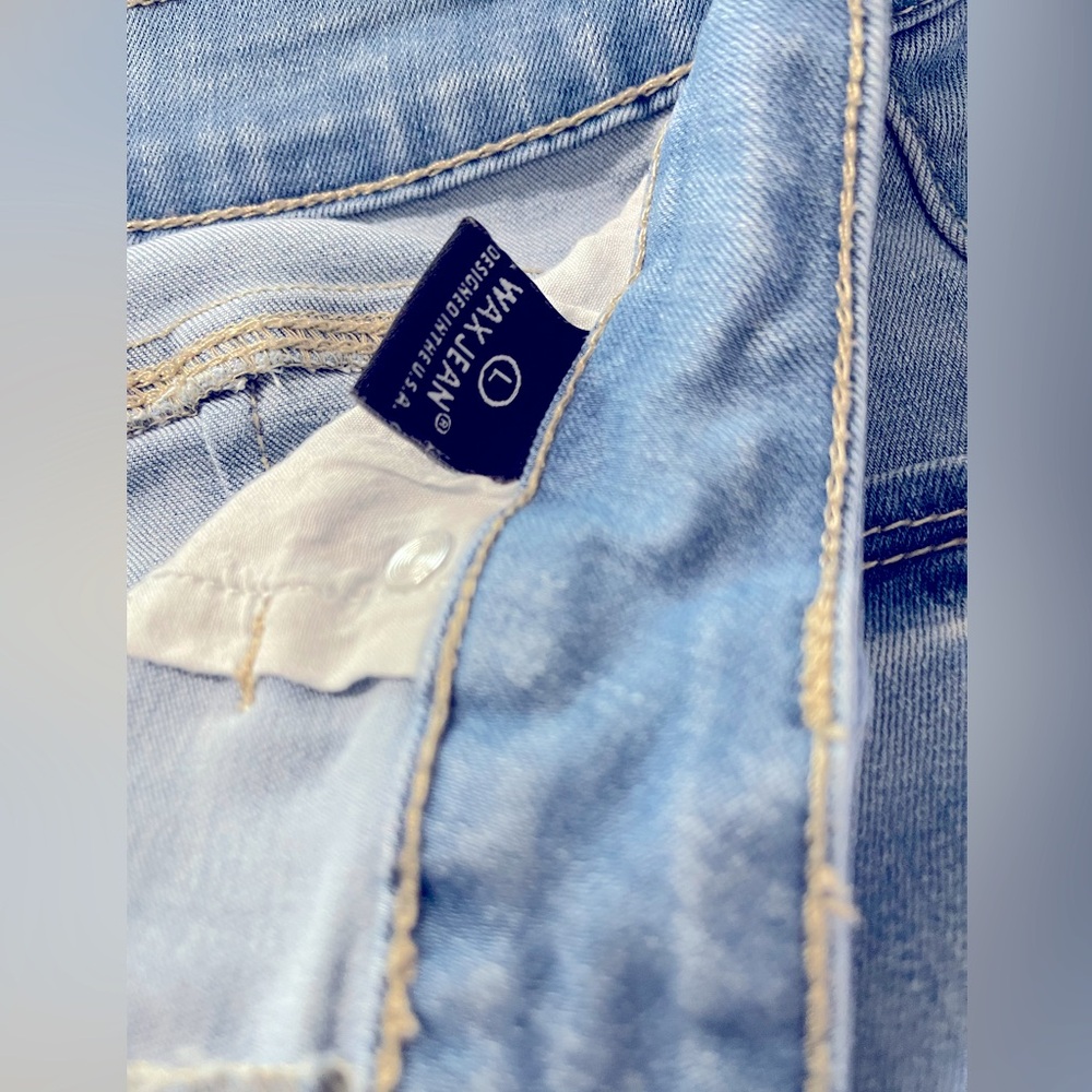 Shorts…WAX JEAN "Butt I Love You" Eco-Luxe Denim Shorts! - Picture 9 of 10